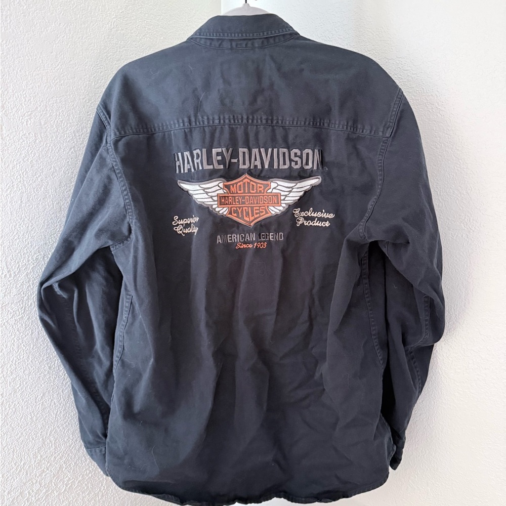 Harley Davidson Button Down Mechanic Shirt